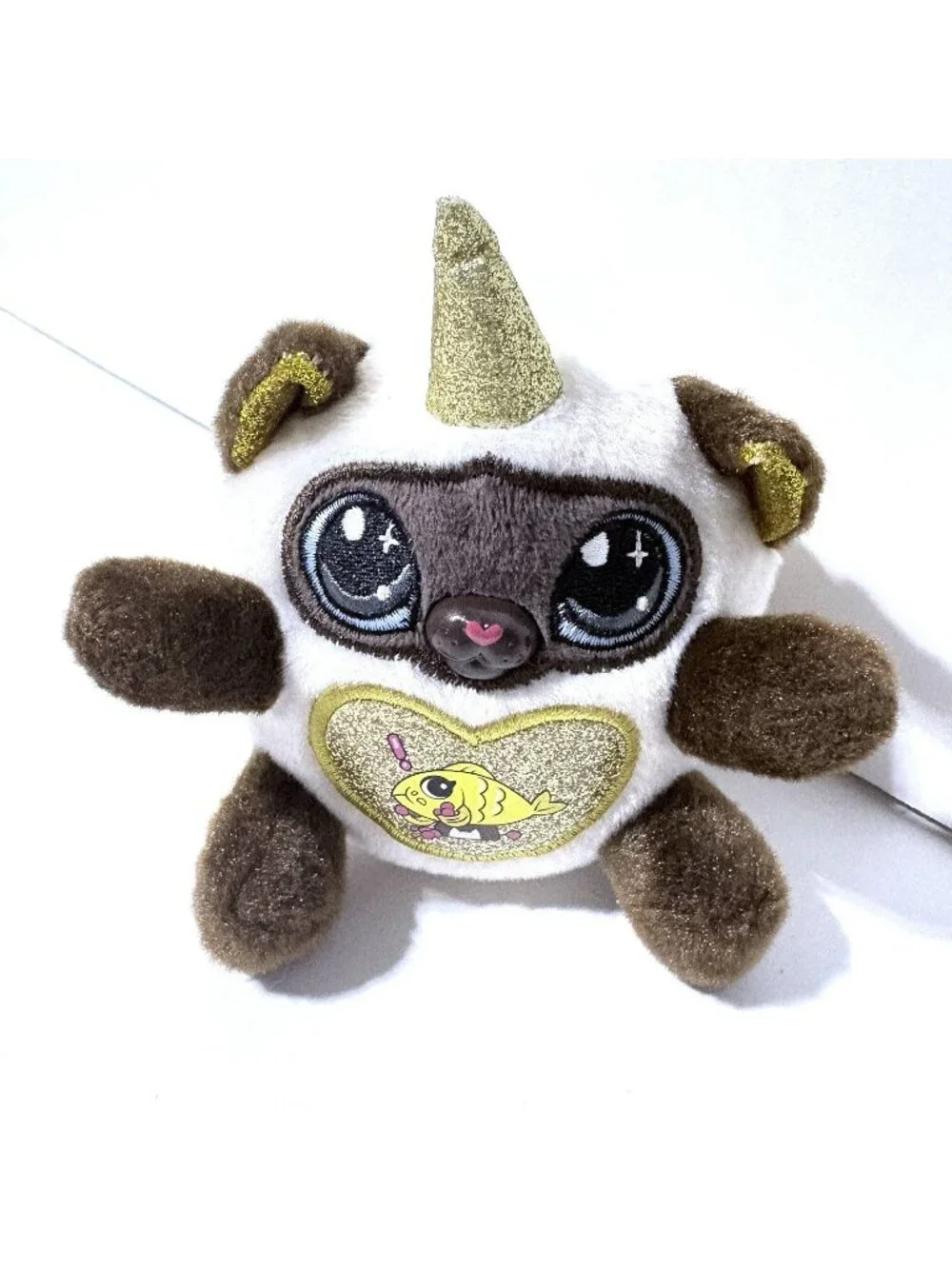 ZURU Kittycorn Plush 4” Rainbocorns Siamese Cat Yaxi Toy Animal Collectible